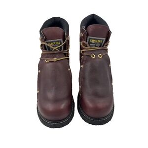 CAROLINA Mens 6" Domestic Broad Toe External MetaGuard Work Boot 508 9.5 EE New